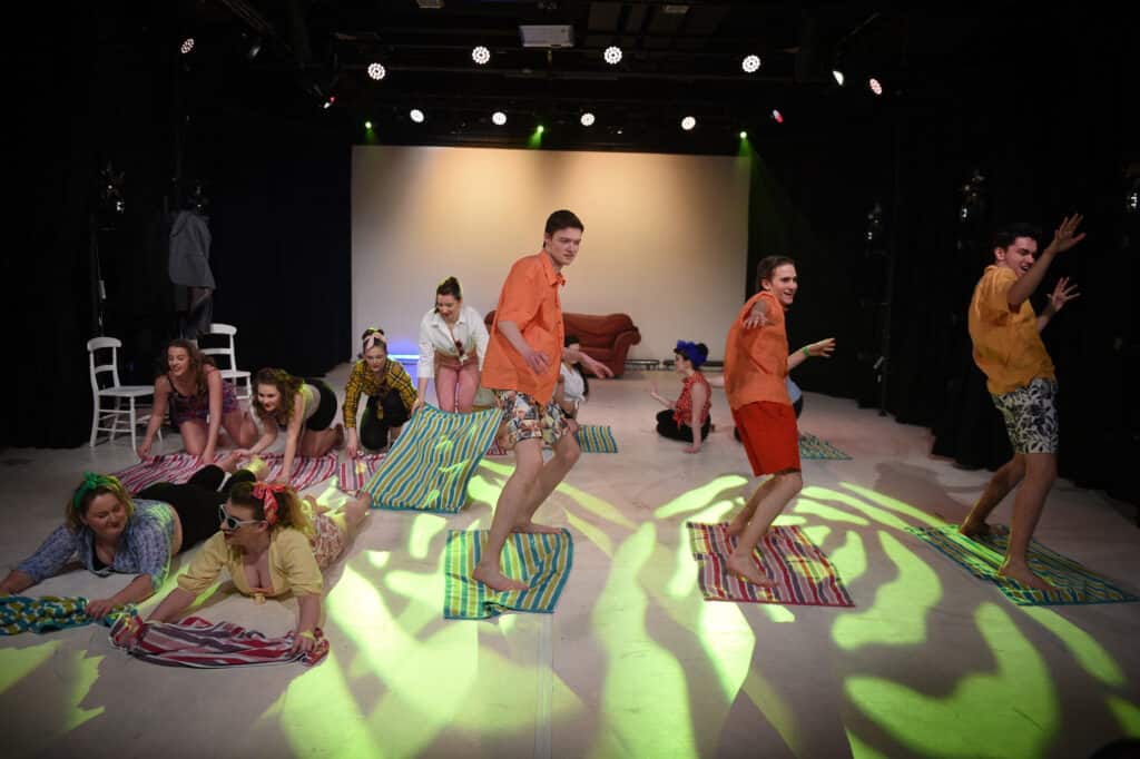 Performing Arts learners during a show at the Ipswich Campus